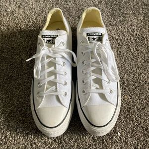 CONVERSE CHUCK TAYLOR PLATFORM OXFORD SNEAKER WHITE